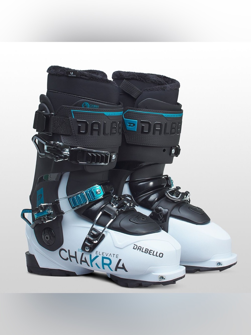 NWT DALBELLO Polar White & Black Chakra Elevate 115 T.I. ID Ski Boot